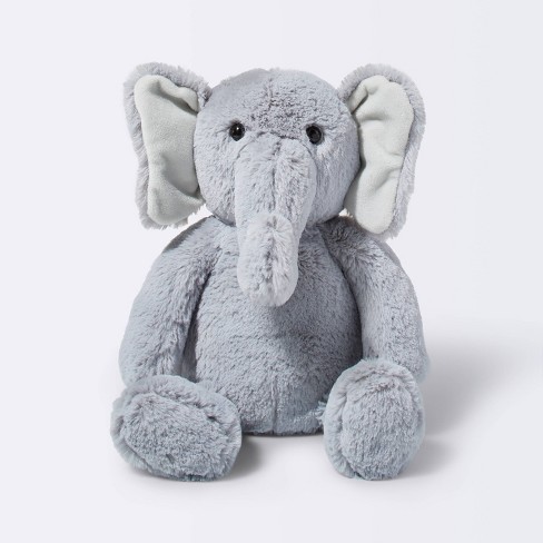 XXL Stuffed Animal Elephant Toy Plush Pillow grey 24 inch Kids New 