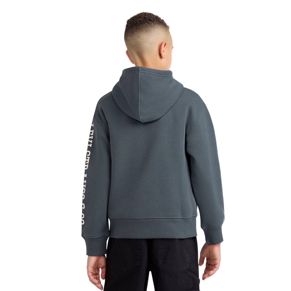 Levi's® Boys' Fleece Pullover Hooded Sweatshirt - Slate - thumbnail 2