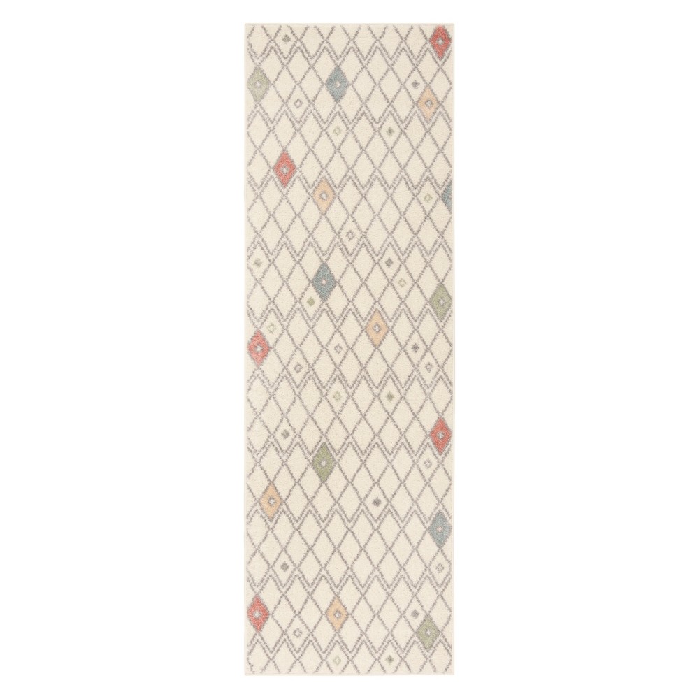 Geometric Loomed Runner 2'6inx8' - Safavieh