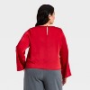 Women's Long Sleeve Satin Blouse - A New Day™ - 2 of 3