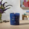 11oz Glass Wildflowers Candle Blue - Opalhouse™ - 2 of 3