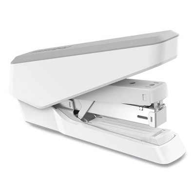 Fellowes LX870™ EasyPress™ Stapler, 40-Sheet Capacity, Gray/White