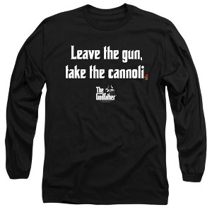 Men’s Godfather Gun Cannoli Long Sleeve T-Shirt - 1 of 4