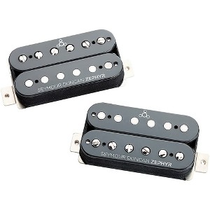 Seymour Duncan ZS-1s Zephyr Silver Humbucker Pickup Black Set - 1 of 1
