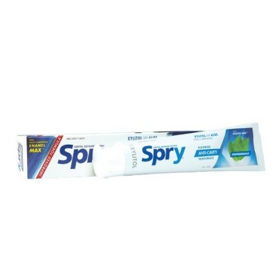 Fluroide Anti-Cavity Toothpaste - Peppermint by Spry  -  5 oz Paste