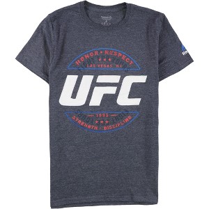 Reebok Mens UFC Las Vegas Graphic T-Shirt, Blue, Medium - 1 of 1