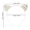 Unique Bargains Women's Elegant Faux Diamond Headband Multicolor 3 Pcs - 4 of 4