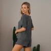 Women's Cozy Tee & Shorts Pajama Set - Cupshe - 4 of 4