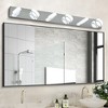 Bella Depot  Modern Chrome 6-Light LED Vanity Light Fixture - 2 of 4