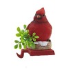 4.75 In Winter Cardinal Stocking Holder Red Bird Christmas Nest Stocking Holders - 3 of 3