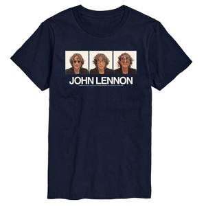 Men's - John Lennon - Glasses Portrait Short Sleeve Graphic T-Shirt - 1 of 4