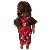 Doll Clothes Superstore Handmade Red Kitty Pajamas Fit 18 Inch Girl Dolls Like American Girl Our Generation My Life Dolls - 4 of 4