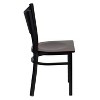 Emma and Oliver 2 Pack Coffee Back Metal Restaurant Chair - 4 of 4