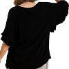 Women's Deborah 3/4 Sleeve Top - umgee - image 3 of 4