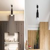 Globe Electric 1-Light Flush Mount Ceiling Light with Angular Shade - 3 of 4