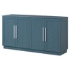 NicBex Buffet Cabinet with Storage 4-Door Sideboard Cabinet with Adjustable Shelf for Kitchen,Dining Room,Hallway - 4 of 4
