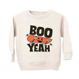 The Juniper Shop Boo Yeah Skateboard Toddler Graphic Sweatshirt - 1 of 3