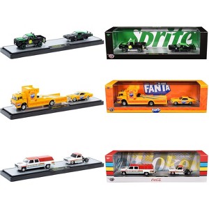 Auto Haulers "Soda" Set of 3 pieces Release 37 Limited Edition to 6000 pieces Worldwide 1/64 Diecast Model Cars by M2 Machines - 1 of 4