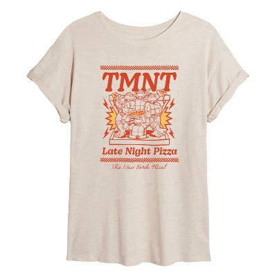 Women's - Teenage Mutant Ninja Turtles - Late Night Pizza Oversized ...