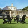 WestinTrends Dylan HDPE Outdoor Patio Adirondack Chair (Set of 4) - 2 of 4