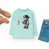 The Juniper Shop Teddy Bear Fisherman Youth Long Sleeve Tee - 3 of 4