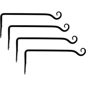 2wayz Plant Hanger Bracket for Outdoor, Set of 4 Black - 1 of 3