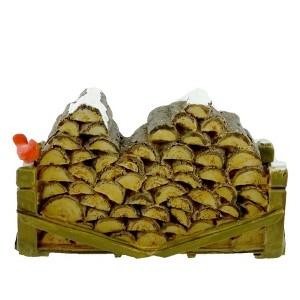 Department 56 Villages 2.25 In Village Wooden Log Pile Christmas General Village Village Accessories - 1 of 2