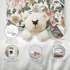 Sweet Jojo Designs Girl Mini Pillow with Pillowcase 12 x 8 in. Vintage Floral Pink Green and Yellow - 3 of 4