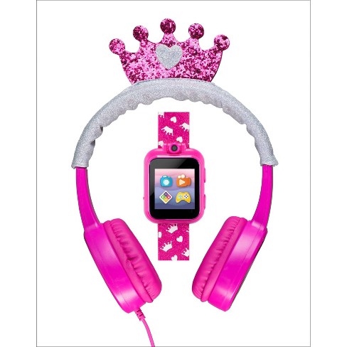 Playzoom Kids Smartwatch With Headphones: Fuchsia Crown : Target