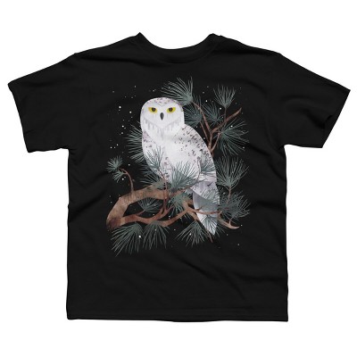 Boy's Design By Humans Snowy By littleclyde T-Shirt