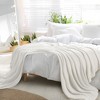 PiccoCasa Sofa Couch Solid Lightweight Cotton Knit Soft Throw Blanket - 2 of 4