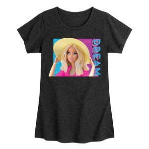 Girls' - Barbie - Summer Time Dream Fitted Short Sleeve Graphic T-Shirt - 1 of 4