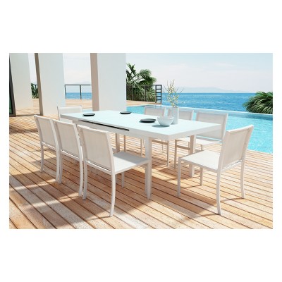 Modern White Outdoor Dining Zm Home Target