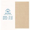 6 Piece Towel Set, 100 Soft Turkish Towels for Bathroom, 2 Bath 27 X 54 , 2 Hand 16 X 28 , 2 Washcloth 13 X 13, Beige - 4 of 4