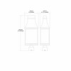 Elk Home Forged Jefferson 3 - Light Post Light in  Charcoal - 2 of 3