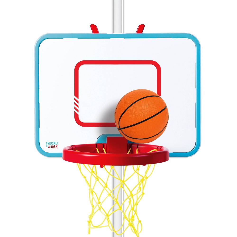 Chuckle & Roar Grow-with-You Toy Basketball Set