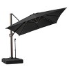 Crestlive Products 10'x 13' Patio cantilever Umbrella with Base Set High-strength Aluminum Pole with 360°Rotation 5 Heights Adjustable - 2 of 4