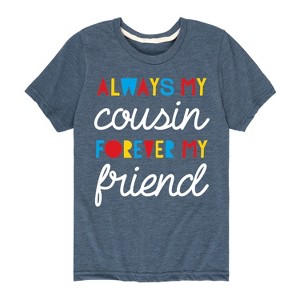 Boys' - Instant Message - Always My Cousin Short Sleeve Graphic T-Shirt - 1 of 4