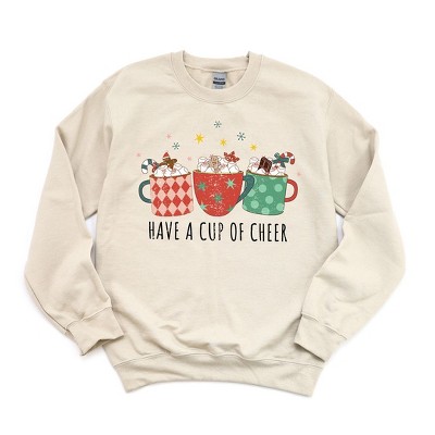 Simply Sage Market Women's Graphic Sweatshirt Have A Cup Of Cheer
