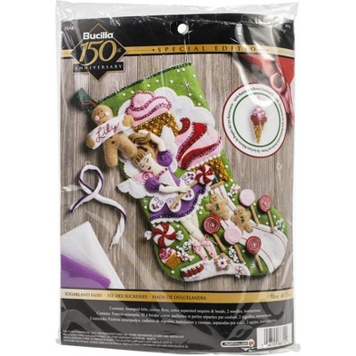 Bucilla Felt Stocking Applique Kit 18 Long-gingerbread Dreams : Target