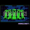 Women's Minecraft Creepers Game On T-Shirt - 2 of 4
