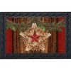 Briarwood Lane Christmas Doormat 30x18 Indoor Outdoor Holiday Barnstar Berries For Christmas Doormat - 3 of 4