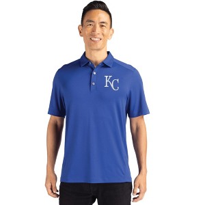 Kansas City Royals Cutter & Buck Forge Eco Stretch Recycled Mens Big & Tall Polo - 1 of 1
