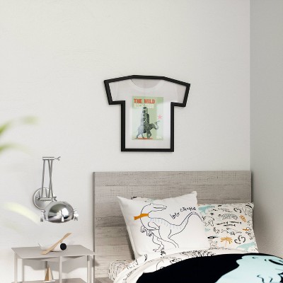 Classic Black Acrylic Wall-Mounted T-Shirt Display Frame