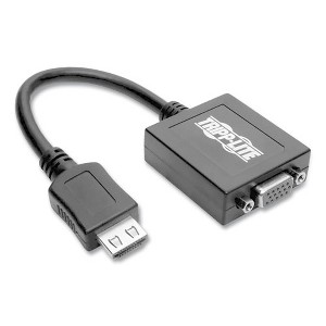Tripp Lite HDMI to VGA with Audio Converter Cable, 6", Black - 1 of 4