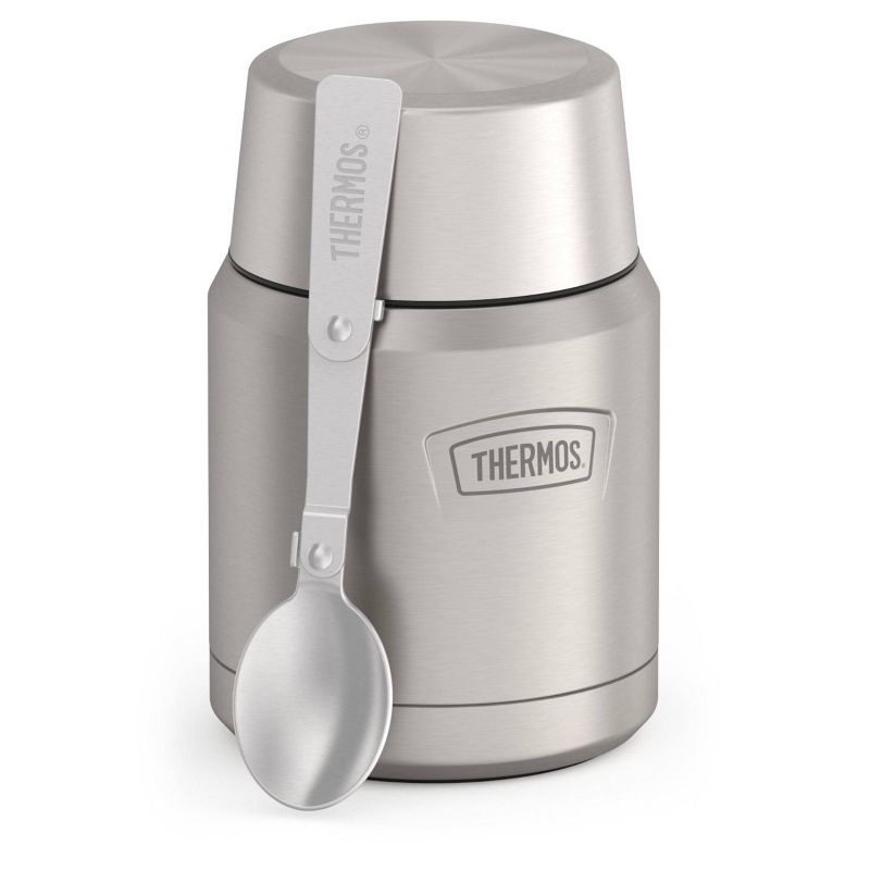 Thermos Icon 16oz Stainless Steel Food Storage Jar with Spoon, 5 of 12