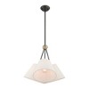 Livex Lighting Prato 3 - Light Chandelier in  Bronze/Antique Brass - 3 of 4