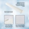 Fleming Supply Toddler Bed Bumper For Twin, Full, Queen, and King Beds - White - 2 of 4