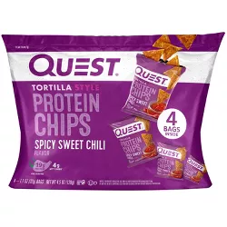 Quest Nutrition Tortilla Style Protein Chips - Spicy Sweet Chili - 4pk/1.1oz