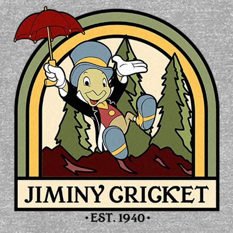 Pinocchio Jiminy Cricket EST. 1940 T-Shirt, 2 of 4